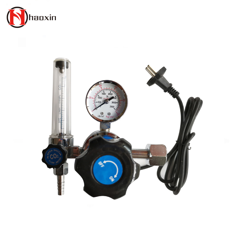 CO2 heating regulator